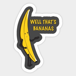 Banana Nuts Sticker